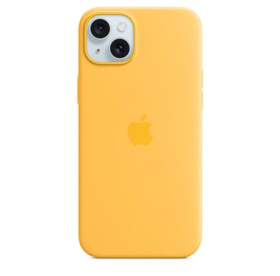 Apple iPhone 15 Plus Silikon Case mit MagSafe - Sonnenlicht MWNF3ZM/A
