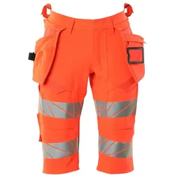MASCOT Herren Shorts, lang mit Hängetaschen ACCELERATE SAFE Hi-vis Rot 62 - 19349-711-222-C62 - Hi-vis Rot