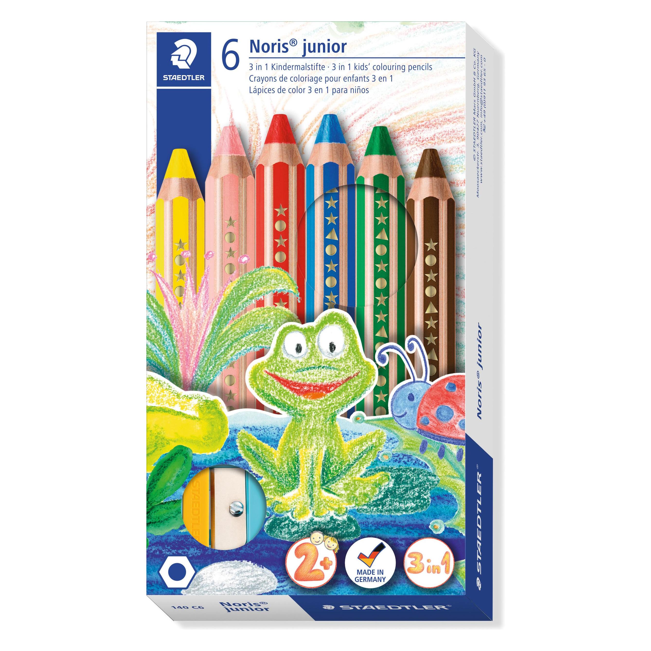 Staedtler Buntstift Noris junio 6ST (6x) (140 C6)