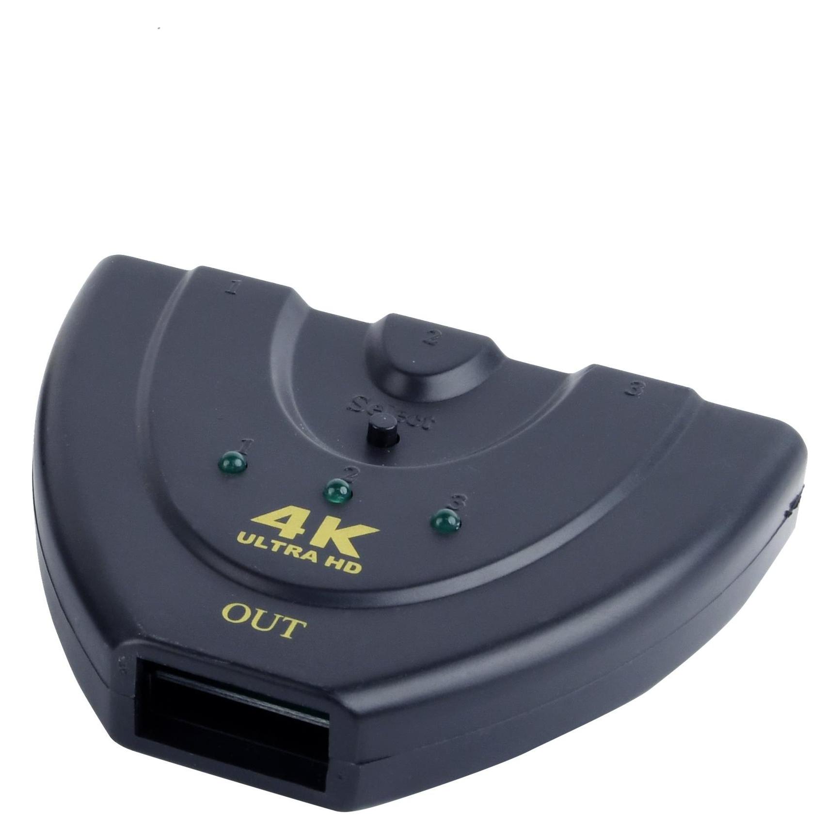 Gembird DSW-HDMI-35 Schnittstellen-Hub Schwarz (3 Ports) (DSW-HDMI-35)