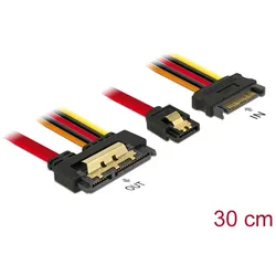 DELOCK SATA-Kabel SATA III + SATA 15Pin -> SATA 22Pin 0.30m