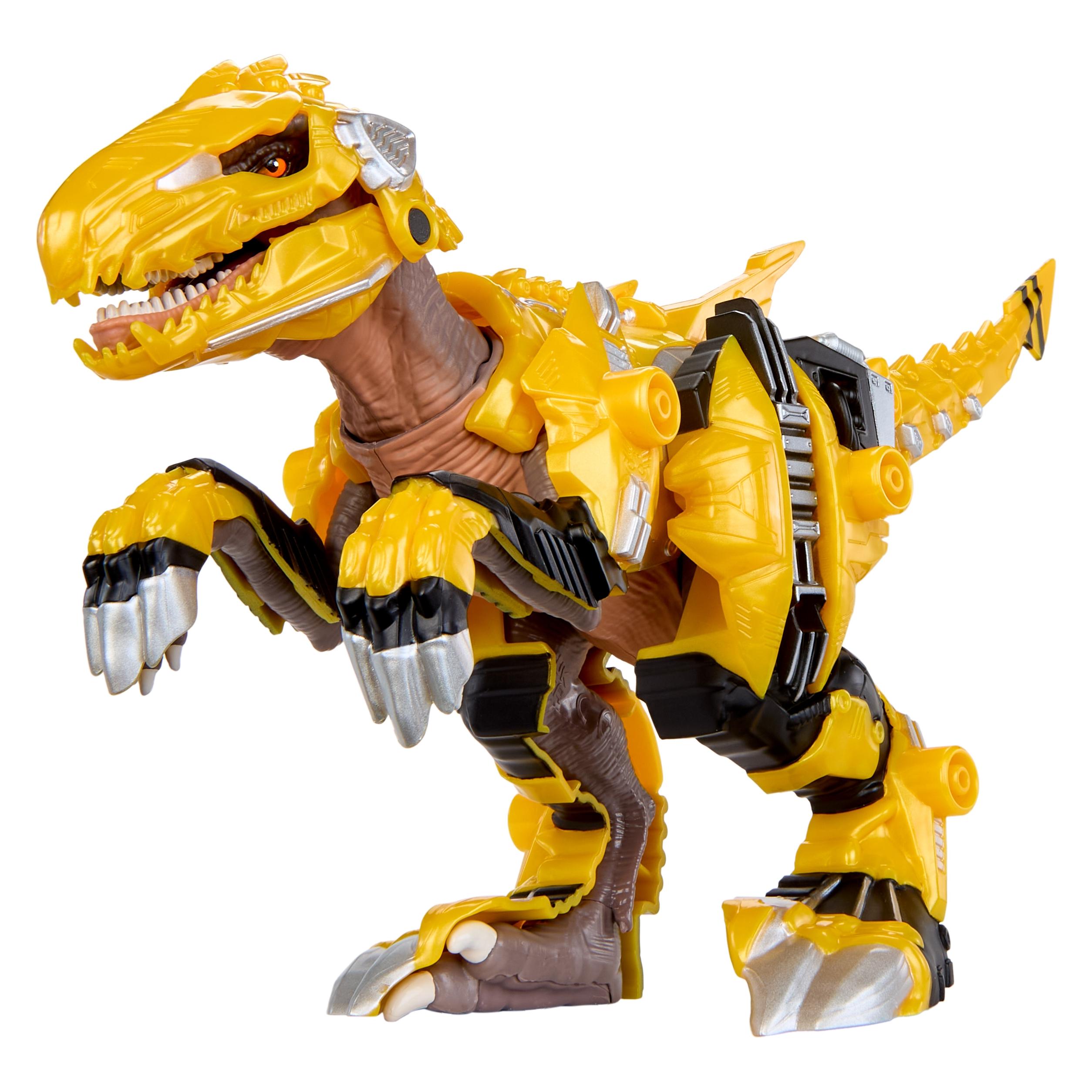 MGA Armorsaurs Armor-Up Dinosaur- Yellow Raptor - Blaze (552284-EUC)