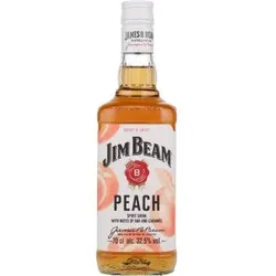 Jim Beam Peach - Bourbon Whiskey mit Pfirsich-Likör 32,5% Vol. 700ml