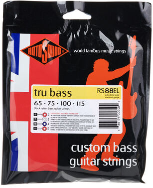 Rotosound RS88EL Black Nylon Extra Long