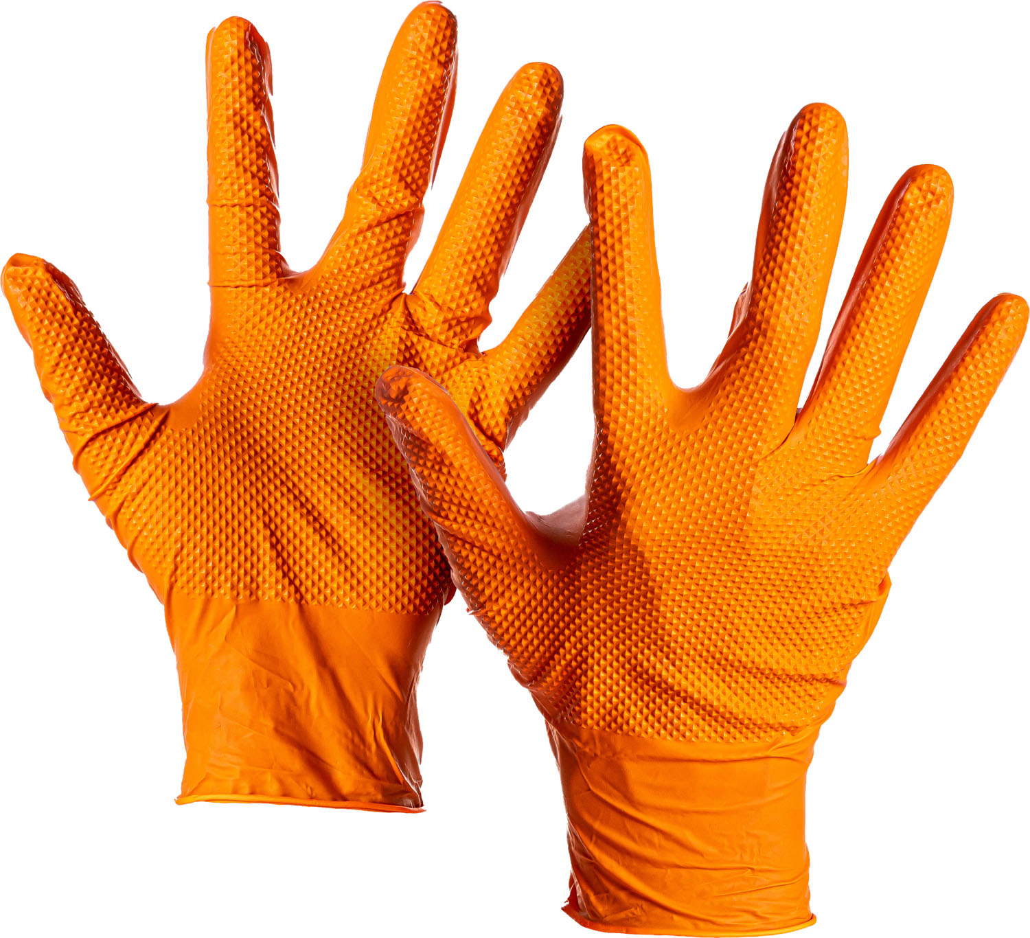Ulith Nitril-Einweghandschuhe M orange BM-816161