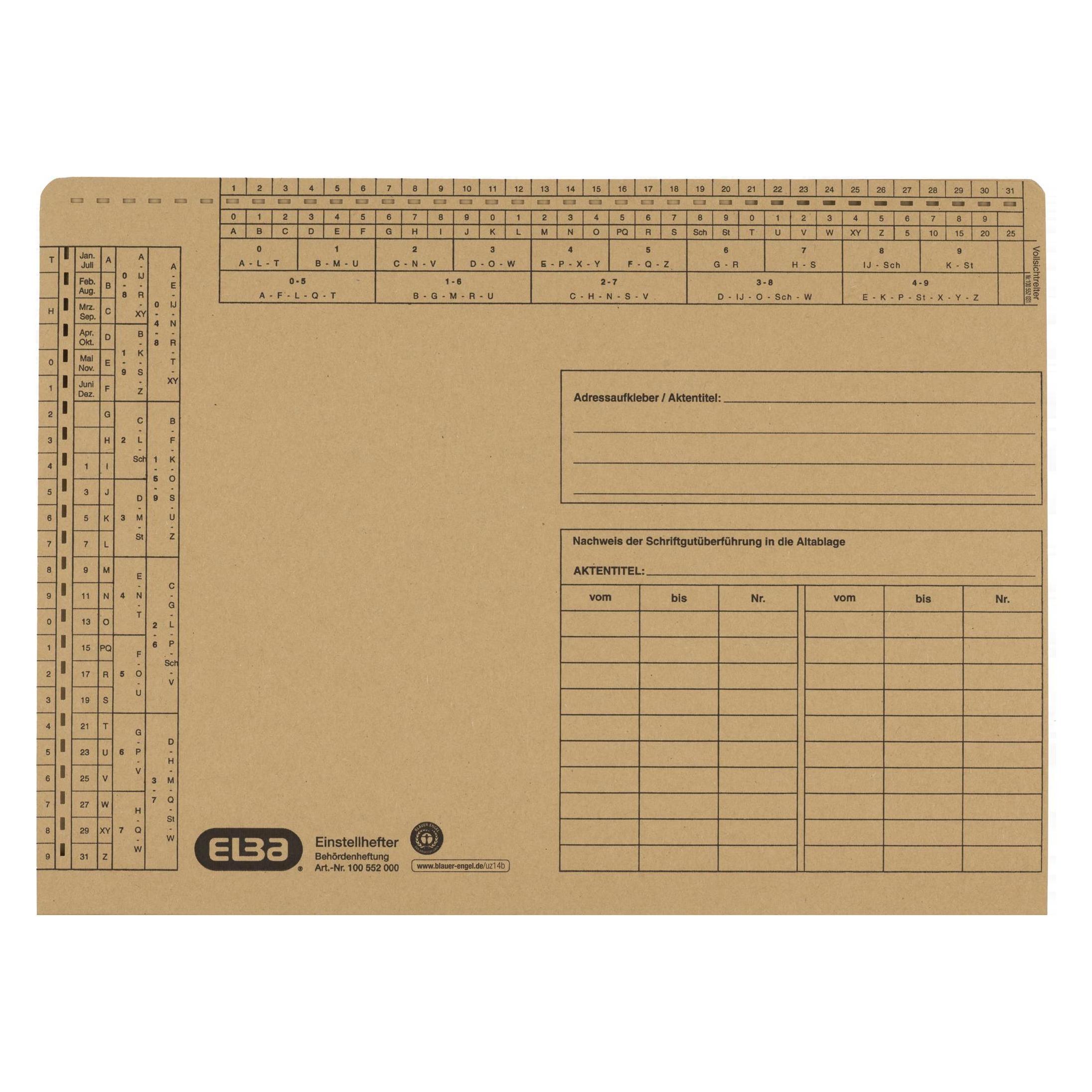 Elba Einstellhefter (A4, 1x) (100552000)