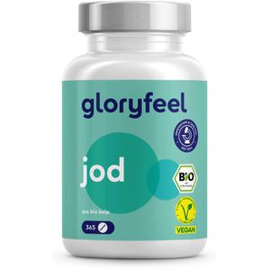 gloryfeel Jod 365 Tablette, BIO, Jod aus der Kelpalge, 225 µg