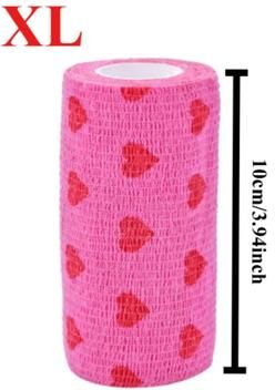 Inspire Select Self Adhesive Pet Bandage Wrap For Dogs & Cats Elastic Cohesive Vet Tape Leg & Wound Protector 1 Pc Xl