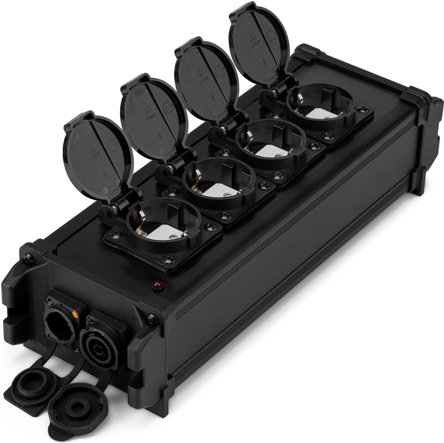 Pd-Connex Psb45 Power Splitter Box P-Con Tr In/out - Out + 4x Shuko