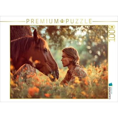 CALVENDO Puzzle Ein Motiv aus dem Kalender Herzschlag auf vier Hufen | 1000 Teile Lege-Größe 64x48cm Foto-Puzzle für glückliche Stunden, von ,