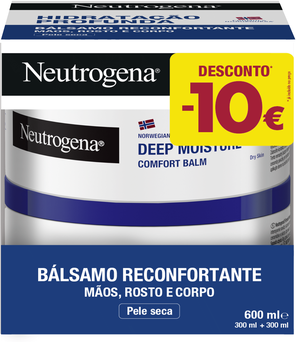 Neutrogena Pack Bálsamo Reconfortante Rosto Corpo Mãos 2 x 300 ml