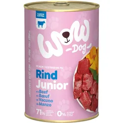 WOW DOG Junior Rind 6x400 g