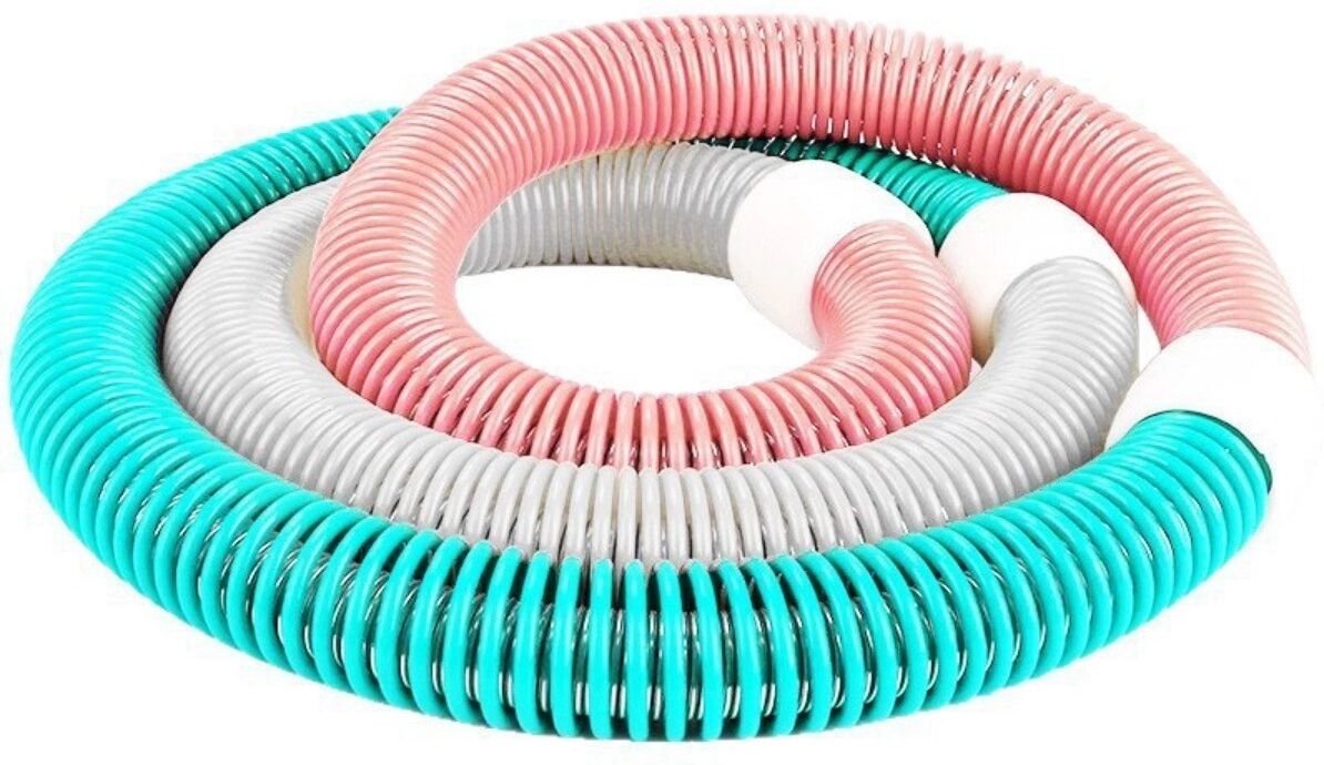 INF Weicher Feder-Faltbarer Hula-Hoop für Taillentraining und Schlankheit, ca. 1.5 kg, Tragbarer Fitnessreifen
