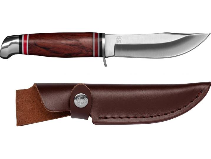 Taschenmesser ØYO Geilo , braun (dunkelbraun), L:22cm, Stahl, Outdoormesser, Taschenmesser