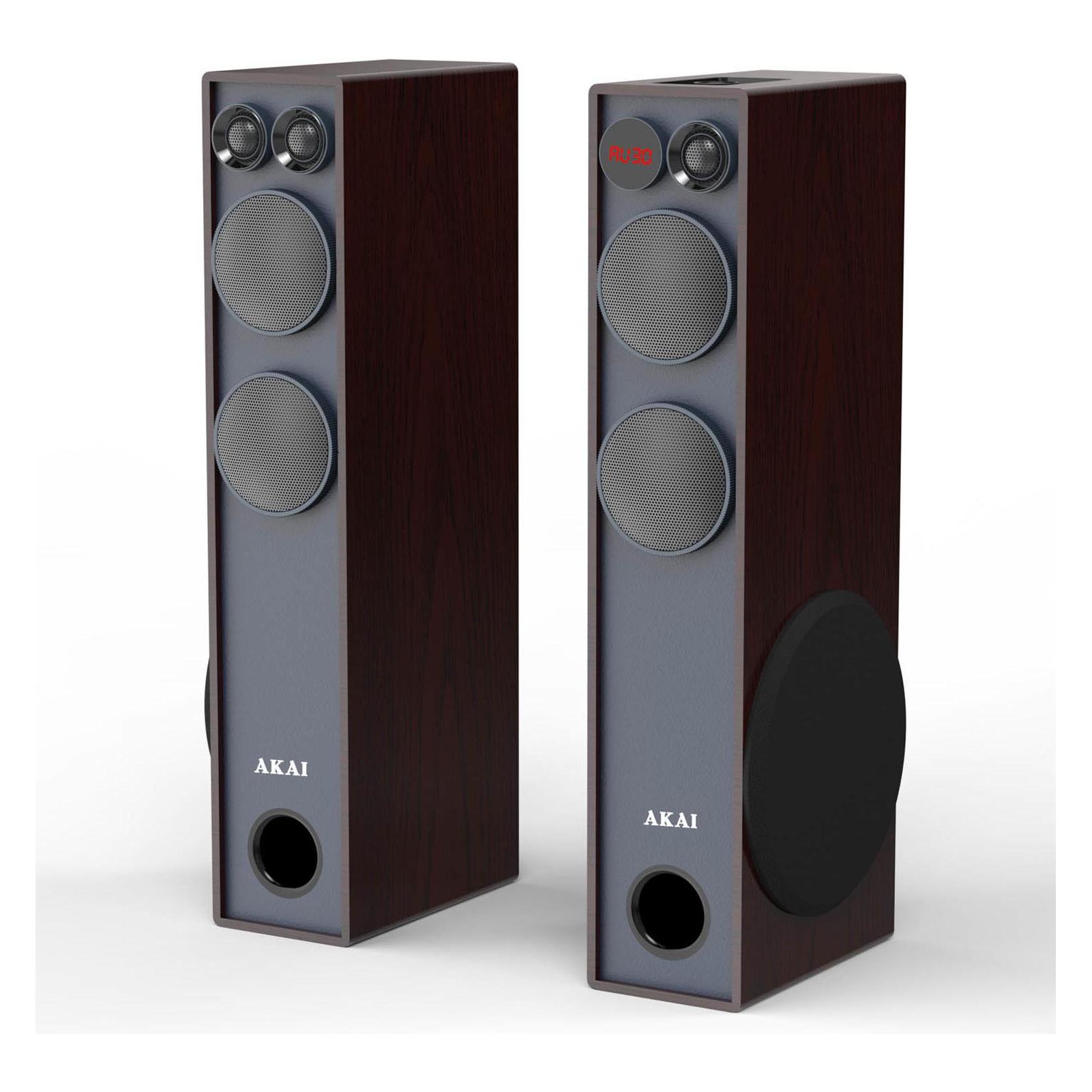 Muse Tragbarer Lautsprecher Akai SS061A-2086 120W Lautsprecher (Aktiv, 1x 20 W) (SS061A-2086)