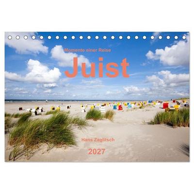 Juist - Momente einer Reise (Tischkalender 2027 DIN A5 quer), CALVENDO Monatskalender