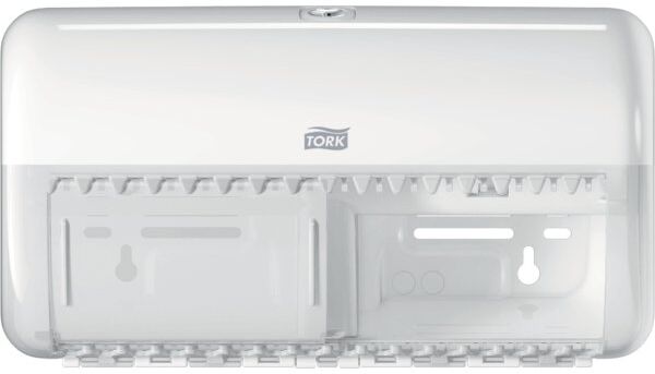 Tork T4 Twin Dispenser Toiletpapir, Hvid