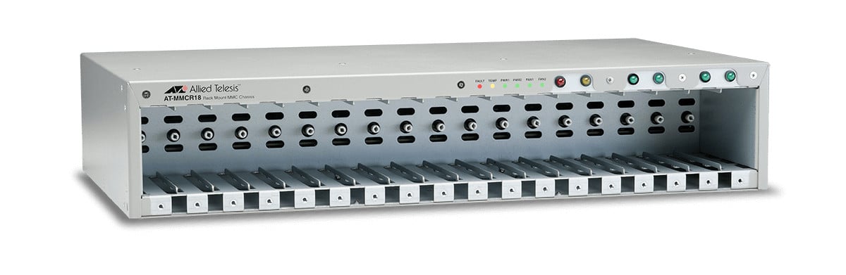 Allied Telesis mediaconversie-chassis voor rackmontage