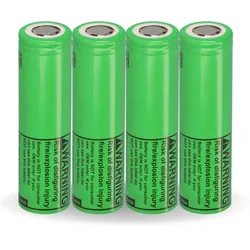 4x LG INR18650-MJ1 18650 Akku 3,6V 3500mAh 10A Flat Top