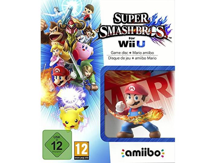 Super Smash Bros. For Wii U + Amiibo Mario