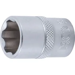 BGS Steckschlüssel-Einsatz Super Lock Antrieb Innenvierkant 12,5 mm (1/2") SW 18 mm - 2418