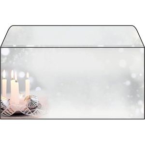 Sigel Weihnachtsumschläge DU178, DIN lang, Christmas Silence, ohne Fenster, 50 Stück