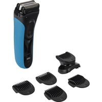 Series 3 3010BT , Rasierer schwarz/blau, Wet&Dry