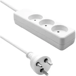 ProXtend, Steckdosenleiste, Danish Power Strip 3-way 15M IT White (3x, 15 m)