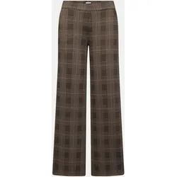 Jerseyhose Naley Retro Glencheck Braun 40