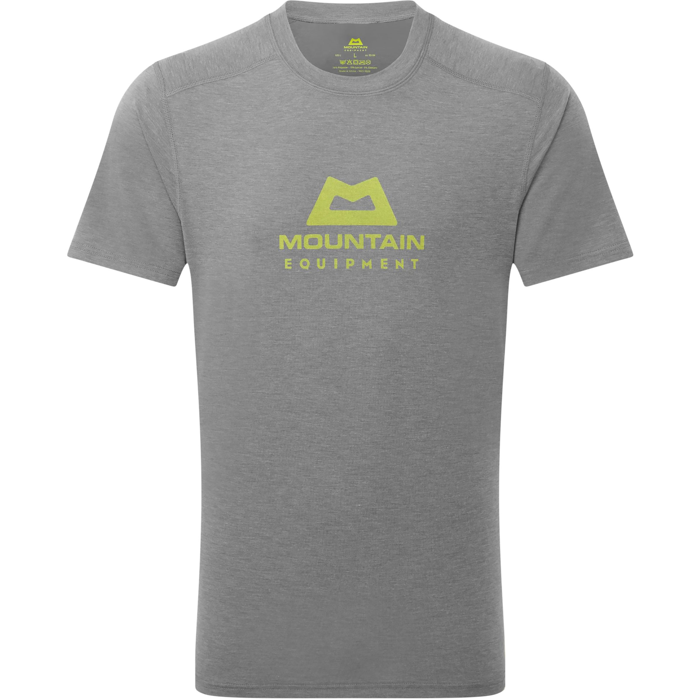 Mountain Equipment Headpoint Emblem Herren T-Shirts grau Größe XXL Trekking Schnell trocknend Lyocell (Tencel)