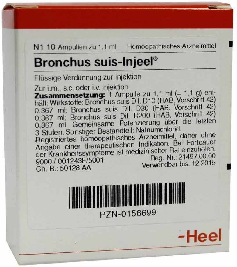Bronchus suis Injeel Ampullen