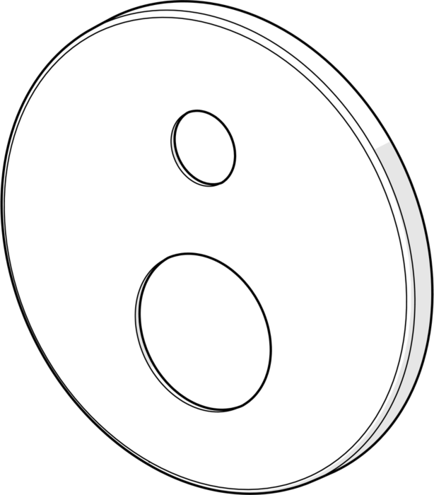 Hansa Rosette Wanne-Brause d:170 mm 59914317 59914317