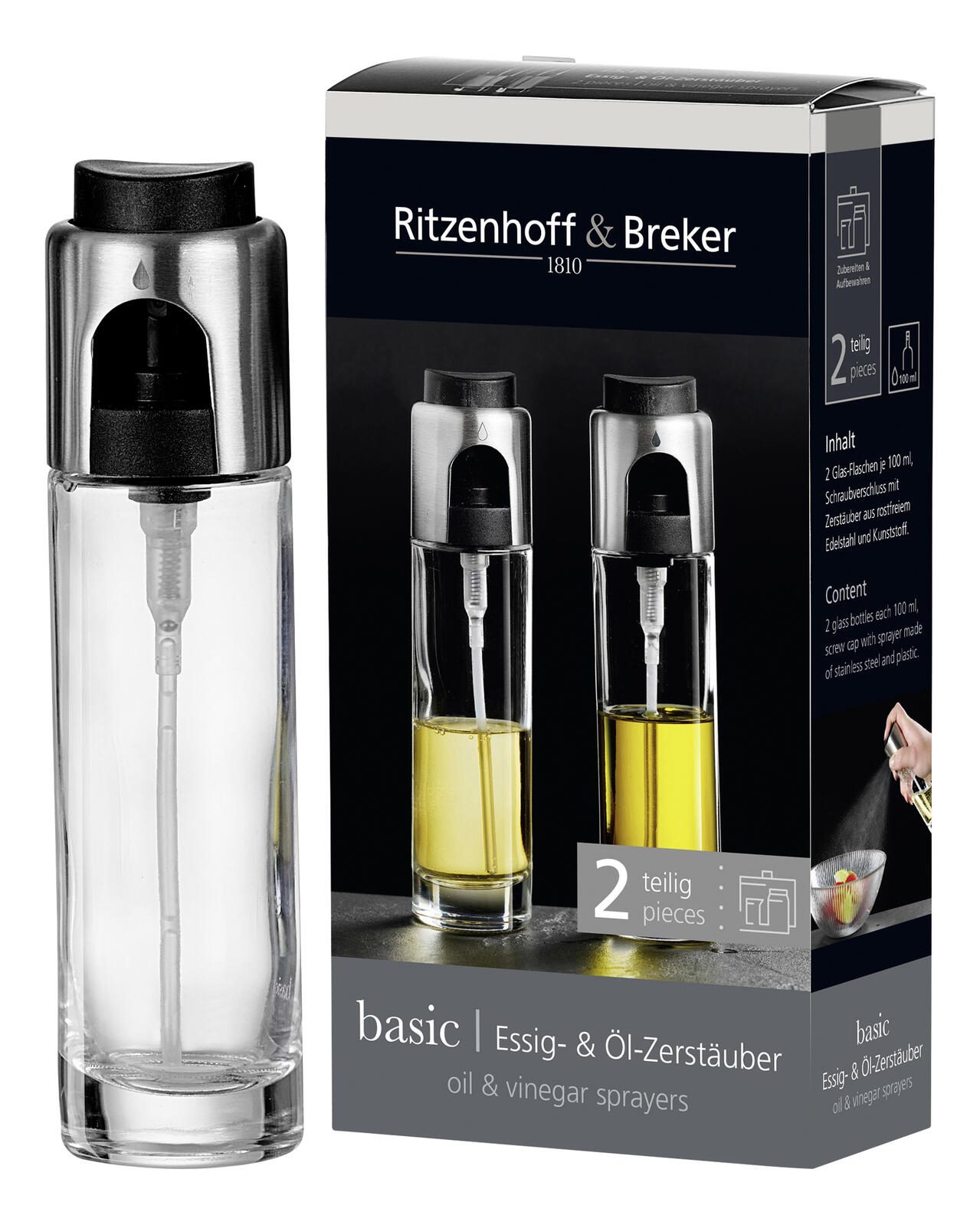 Ritzenhoff & Breker, Essig-Öl-Sprüher, 2 x 100 ml 321753