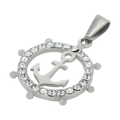 Kettenanhänger ADELIA´S "Anhänger aus Edelstahl", silber, Schmuckanhänger, Damen, Edelstahl, Kettenanhänger, Schöne Geschenkidee zum einen besonderen Tag