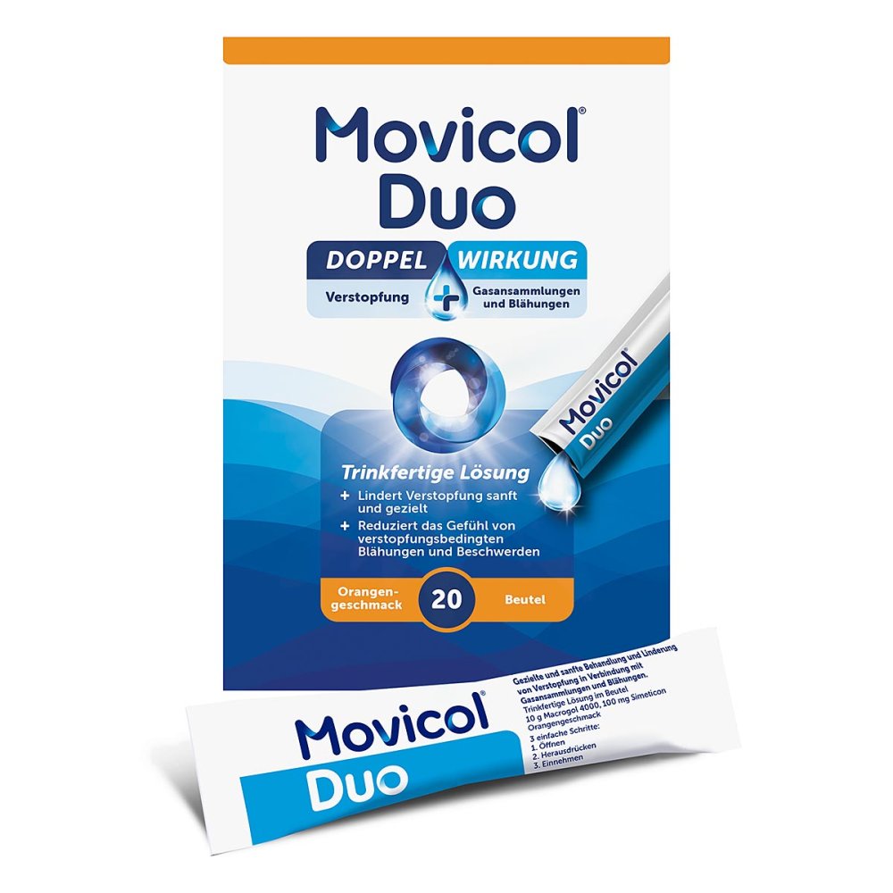 Norgine GmbH Movicol Duo trinkfertige Lösung mit Macrogol & Simeticon 20321226