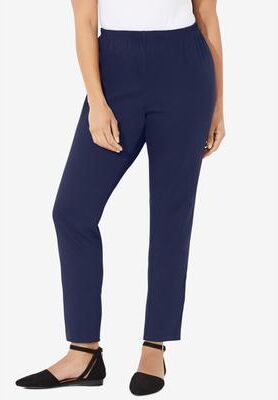 Plus Size Women's Everyday Pant by Catherines in Mariner Navy (Size 2XWP)