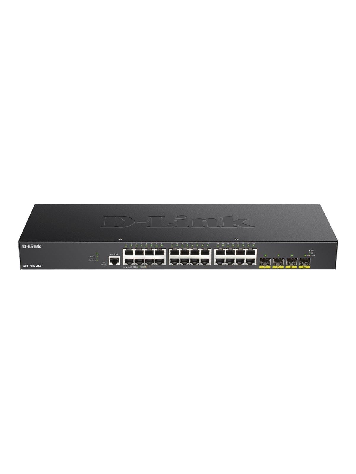 D-Link DGS 1250-28X 28-Port 10-Gigabit Smart Managed Switch