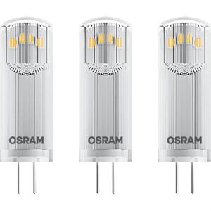OSRAM LED-Lampe Base Pin, G4, 1,8W ersetzt 20W, warmweiß, 3 Stück