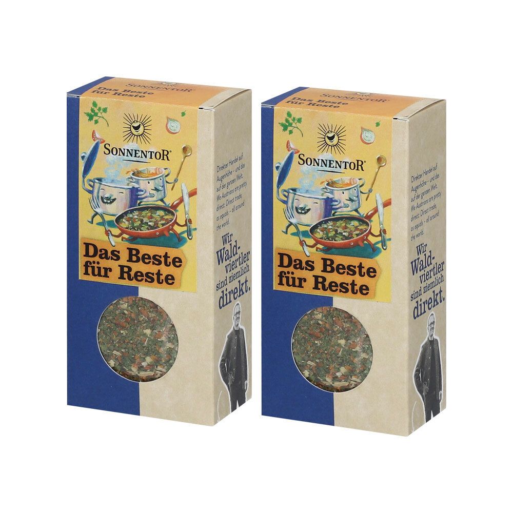 2x Sonnentor Beste Fuer Reste 2x50 g Gewürze