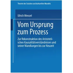 Vom Ursprung zum Prozess, Fachbücher von Ulrich Wenzel