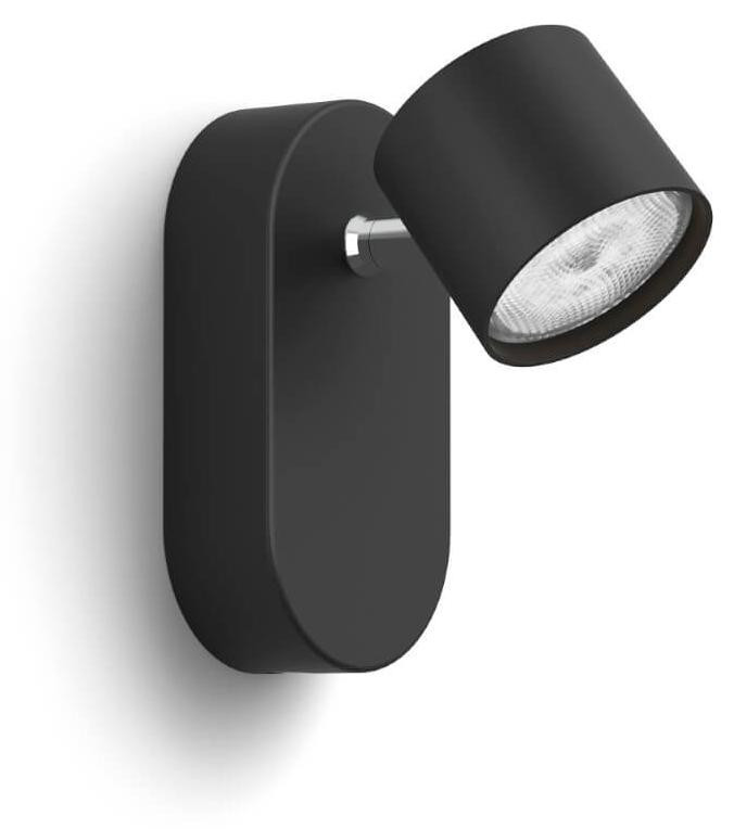 Philips Star Inbouwspot en Wandspot, LED, Zwart