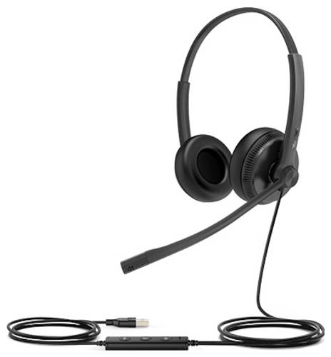 Yealink UH34 SE Lite Dual Teams On Ear Headset kabelgebunden Schwarz Telefon
