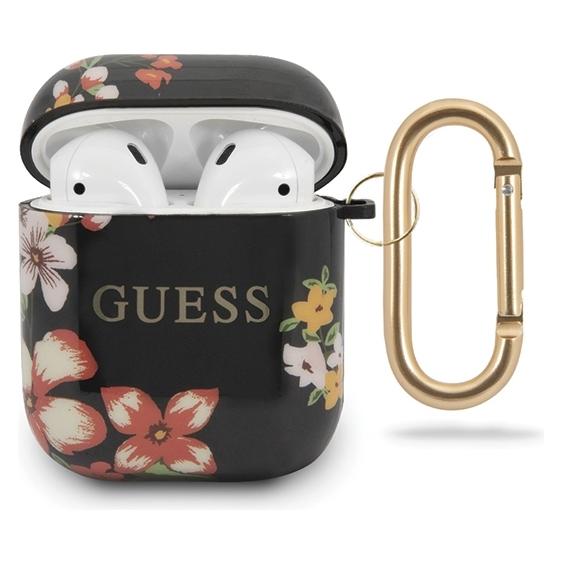 Guess Cover Silicone Floral (Kopfhörer Hülle) (GUACA2TPUBKFL04)