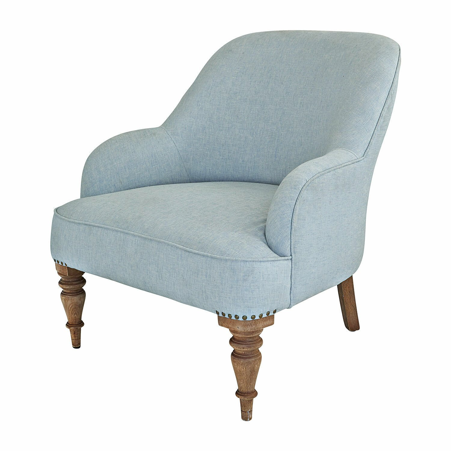 Loberon Fauteuil Ainsley Blauw