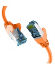 M-CAB CAT7 ORANGE 0.25M RAW CAB RJ45 Netzwerk Telefon CAT 7 cable/RJ45 plug SFTP 0,25 m low-smoke zero-halogen (EC020200219)