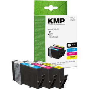 KMP kompatibel für HP 903XL Value Pack 1CC20AE 3-farbig  H176CMYX Druckerpatronen