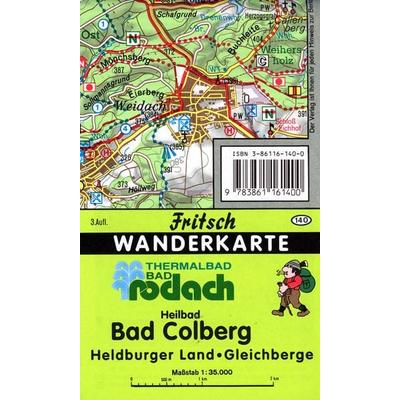 Fritsch Karte - Thermalbad Bad Rodach, Heilbad Bad Colberg, Sonstige von Fritsch Landkartenverlag, Fischer-family, 978-3-86116-140-0
