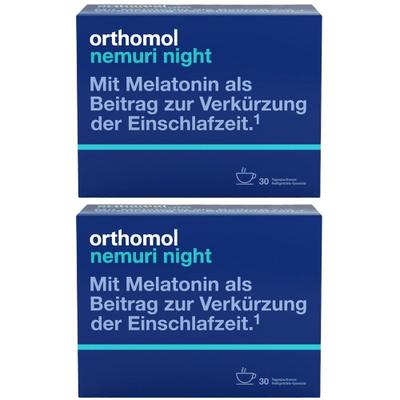 Orthomol nemuri night Granulat x2 2x30x10 g