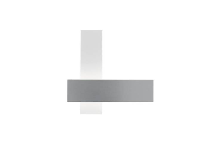 Helestra Led-Wandleuchte Dex, Alufarben, Weiß, Metall, 27x8x7 cm, Lampen & Leuchten, Innenbeleuchtung, Wandleuchten