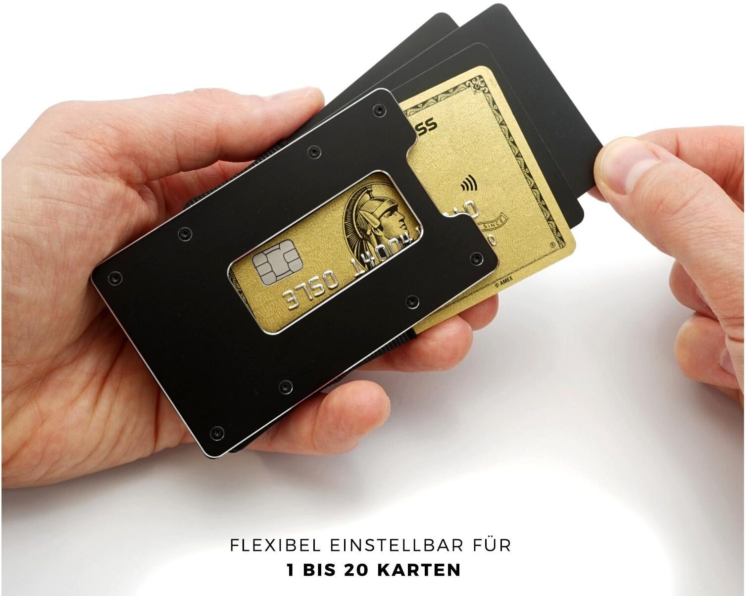 Geldbörse "AVIATOR Wallet Slide", Herren, schwarz (schwarz matt), Kleinlederwaren Geldbörse schwarz matt Einheitsgröße